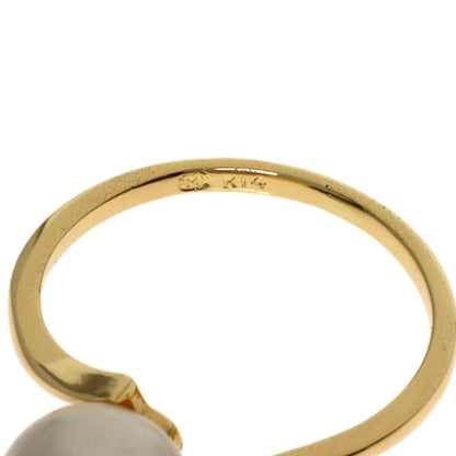 MIKIMOTO Pearl Pearl Ring K14 Yellow Gold Ladies [Used]