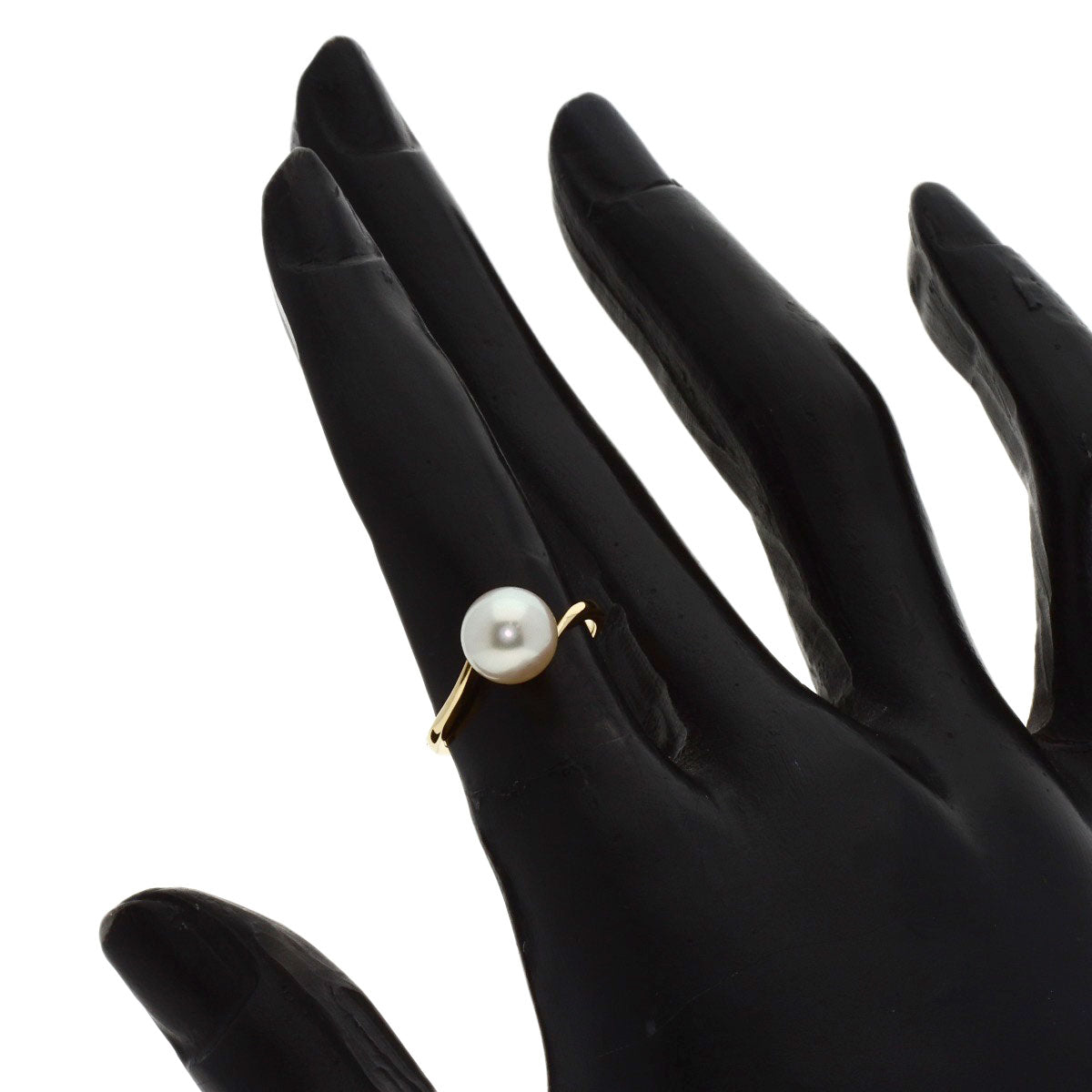 MIKIMOTO Pearl Pearl Ring K14 Yellow Gold Ladies [Used]