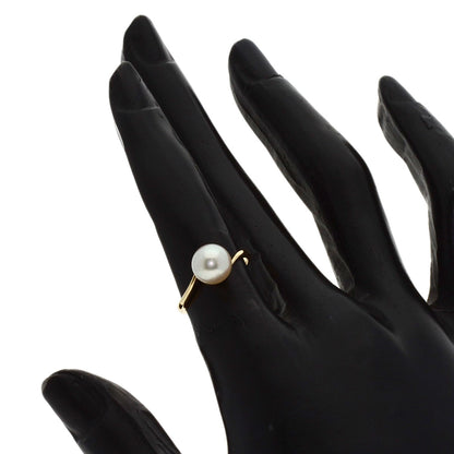 MIKIMOTO Pearl Pearl Ring K14 Yellow Gold Ladies [Used]