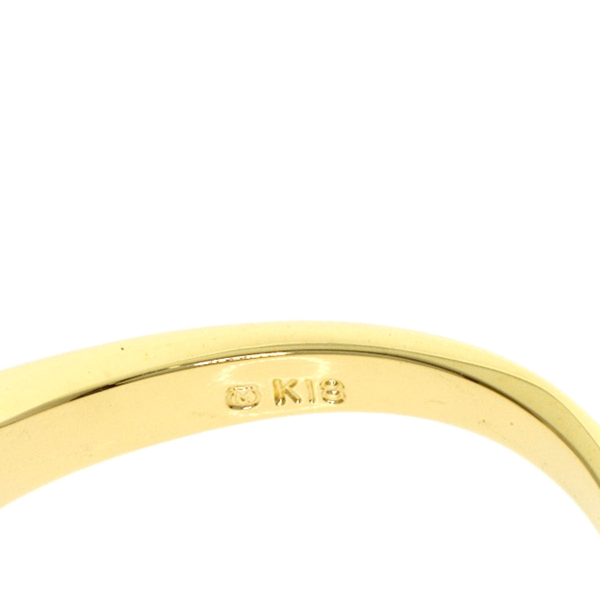 MIKIMOTO Pearl Pearl Diamond Ring K18 Yellow Gold Ladies [Used]