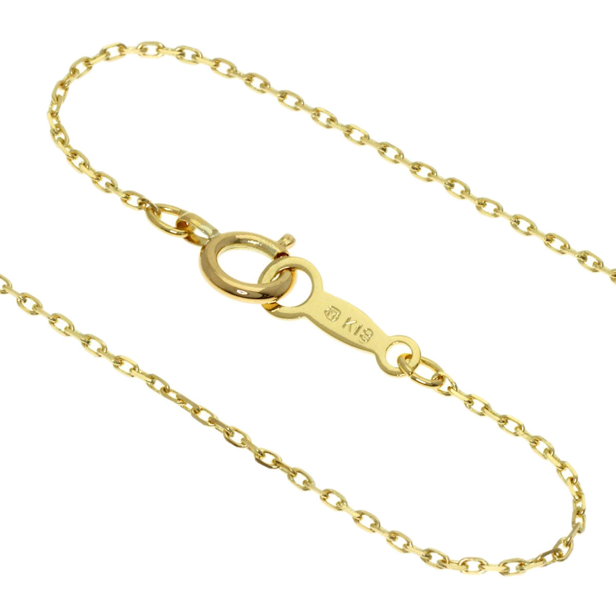 MIKIMOTO Pearl Pearl 1P Diamond Necklace K18 Yellow Gold Ladies [Used]