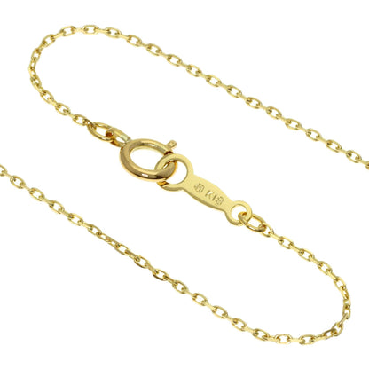 MIKIMOTO Pearl Pearl 1P Diamond Necklace K18 Yellow Gold Ladies [Used]