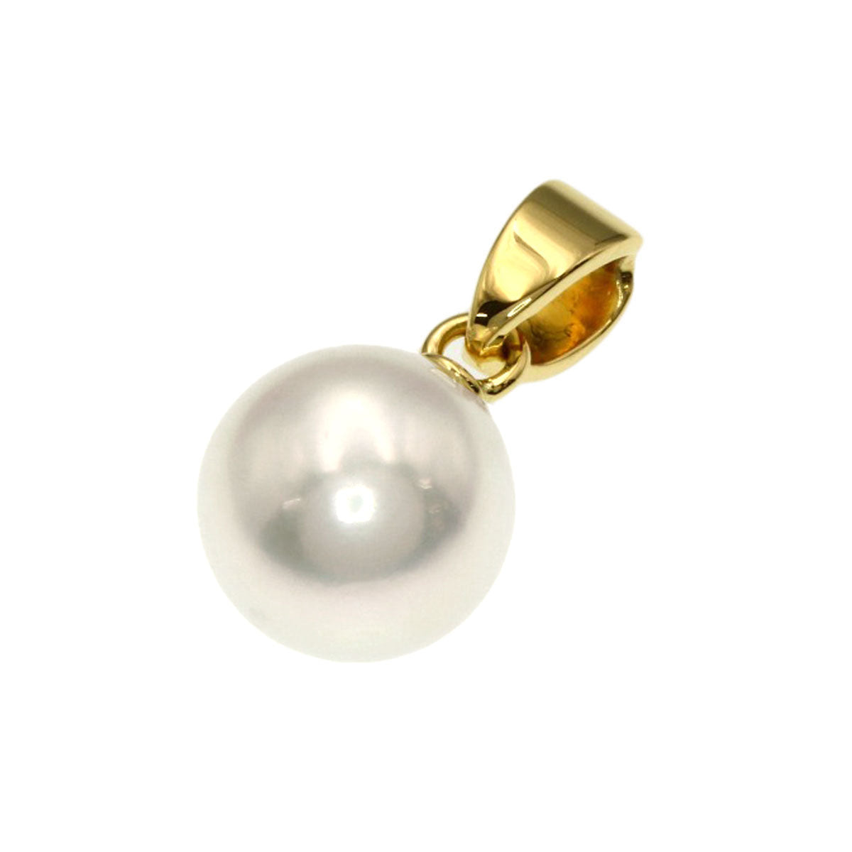 MIKIMOTO Pearl Pearl Pendant top K18 Yellow Gold Ladies [Used]