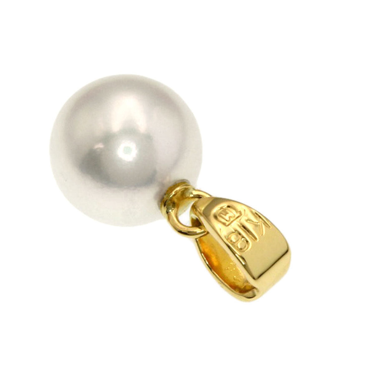 MIKIMOTO Pearl Pearl Pendant top K18 Yellow Gold Ladies [Used]