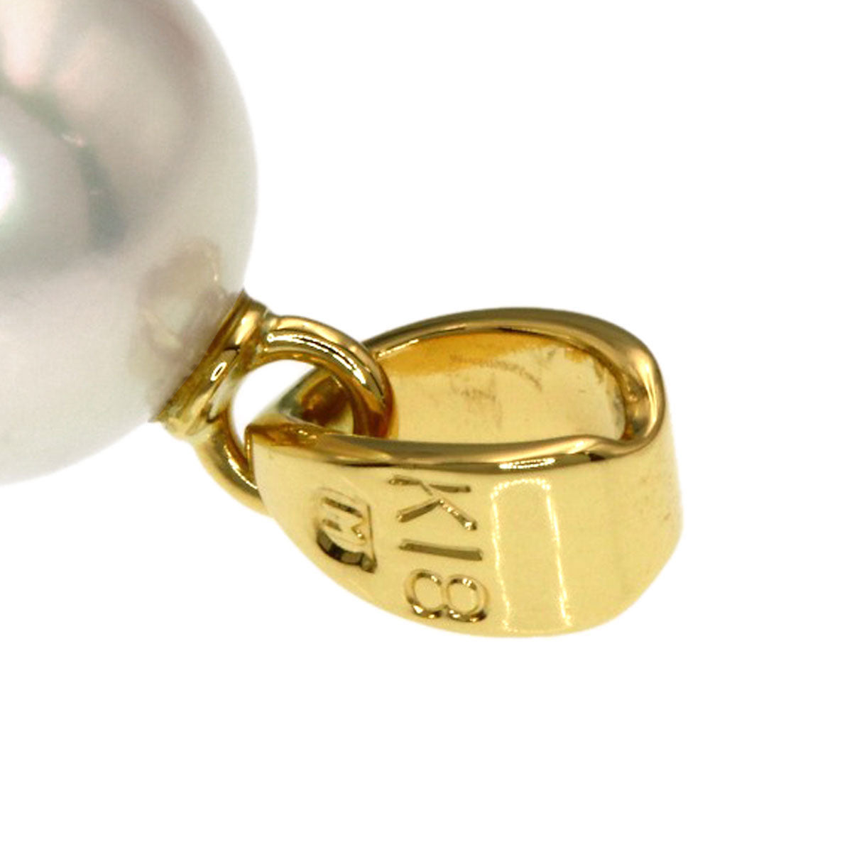 MIKIMOTO Pearl Pearl Pendant top K18 Yellow Gold Ladies [Used]