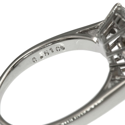 MIKIMOTO Pearl Pearl Diamond Ring Platinum PT900 Ladies [Used]