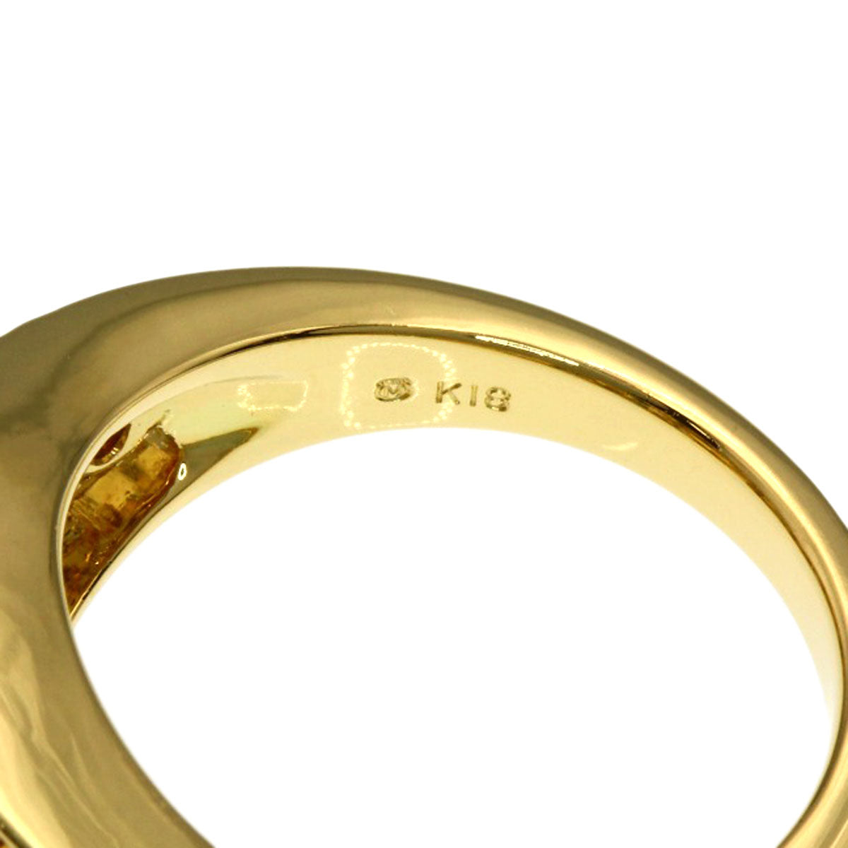 MIKIMOTO Pearl Pearl Diamond Ring K18 Yellow Gold Ladies [Used]