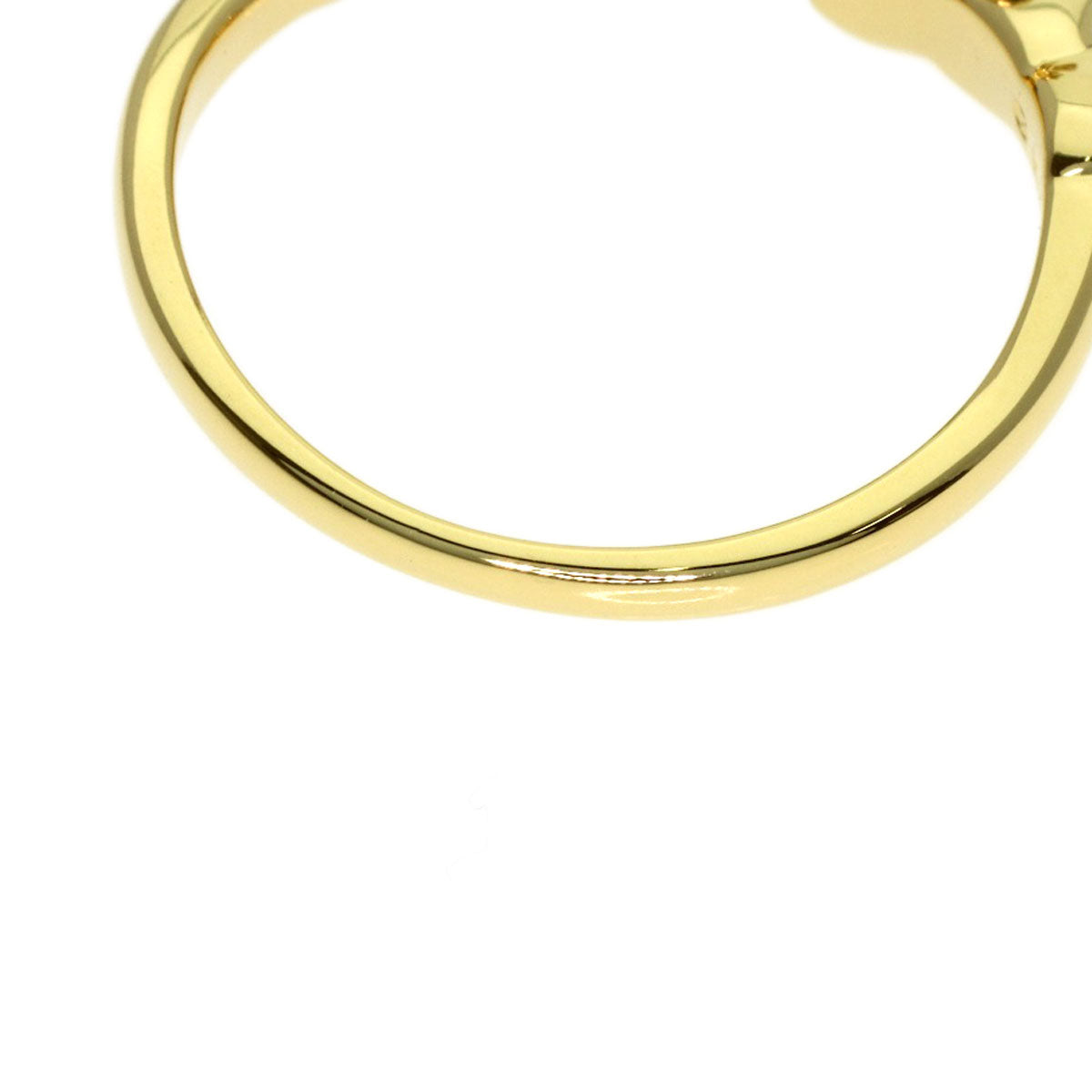 MIKIMOTO Pearl Pearl Diamond Ring K18 Yellow Gold Ladies [Used]