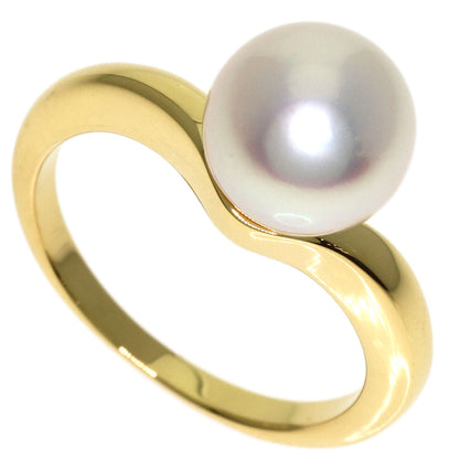 MIKIMOTO Pearl Pearl Ring K18 Yellow Gold Ladies [Used]