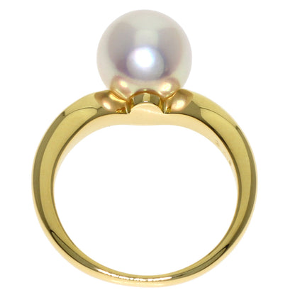 MIKIMOTO Pearl Pearl Ring K18 Yellow Gold Ladies [Used]
