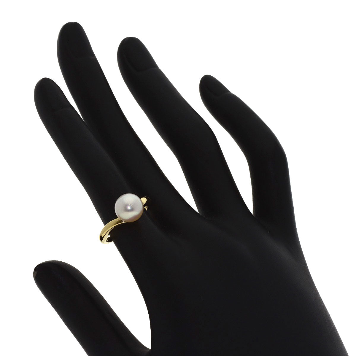 MIKIMOTO Pearl Pearl Ring K18 Yellow Gold Ladies [Used]