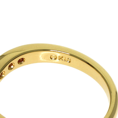 MIKIMOTO Pearl Pearl Diamond Ring K18 Yellow Gold Ladies [Used]