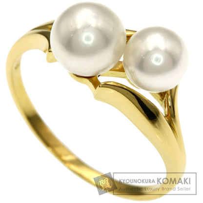 MIKIMOTO Pearl Pearl Ring K18 Yellow Gold Ladies [Used]