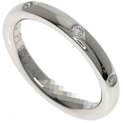 Van Cleef & Arpels Tendrement Etoile 3P Diamond #46 Ring Platinum PT950 Ladies [Used]