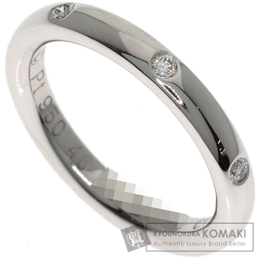 Van Cleef & Arpels Tendrement Etoile 3P Diamond #46 Ring Platinum PT950 Ladies [Used]