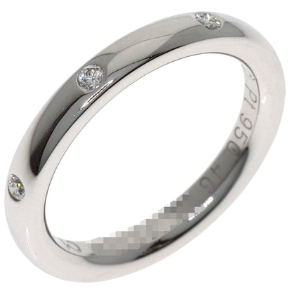 Van Cleef & Arpels Tendrement Etoile 3P Diamond #46 Ring Platinum PT950 Ladies [Used]