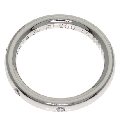 Van Cleef & Arpels Tendrement Etoile 3P Diamond #46 Ring Platinum PT950 Ladies [Used]