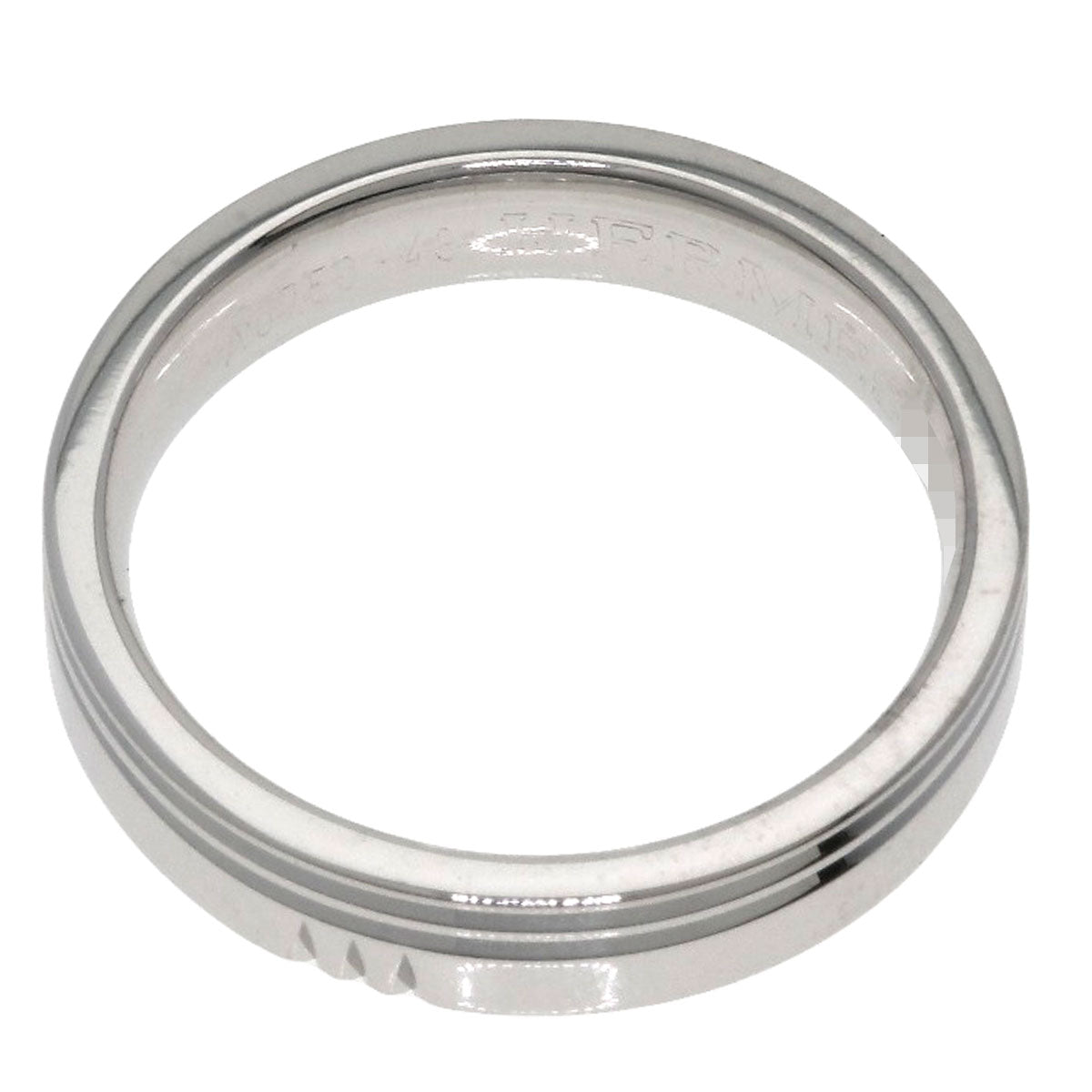 HERMES Alliance Kelly #48 Ring K18 White Gold Ladies [Used]