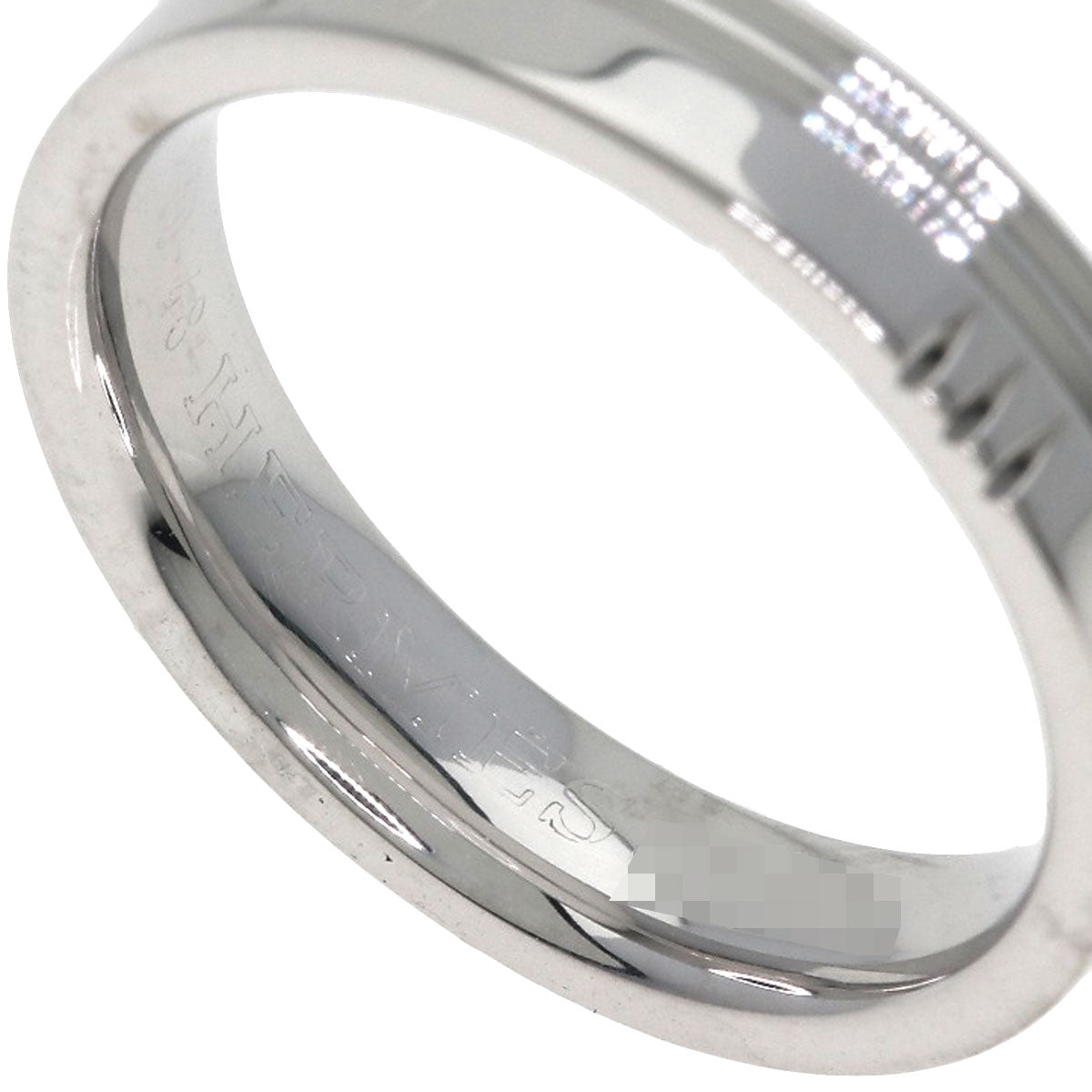 HERMES Alliance Kelly #48 Ring K18 White Gold Ladies [Used]