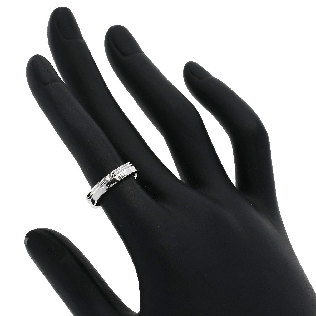 HERMES Alliance Kelly #48 Ring K18 White Gold Ladies [Used]