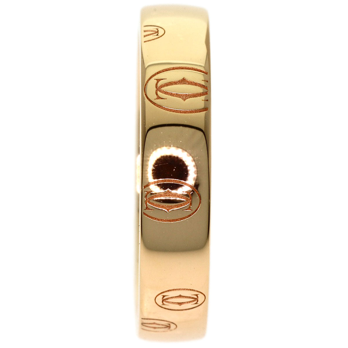 CARTIER Happy birthday # 51 Ring K18 Pink Gold Ladies [Used]