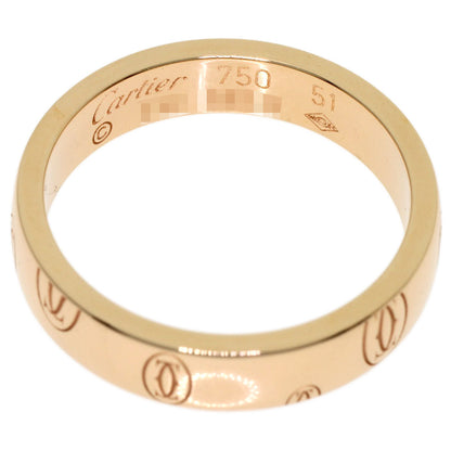 CARTIER Happy birthday # 51 Ring K18 Pink Gold Ladies [Used]