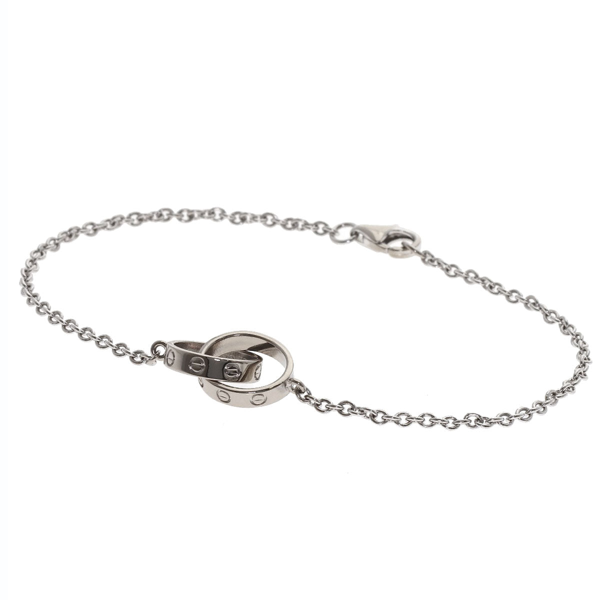 CARTIER baby love Bracelet K18 White Gold Ladies [Used]