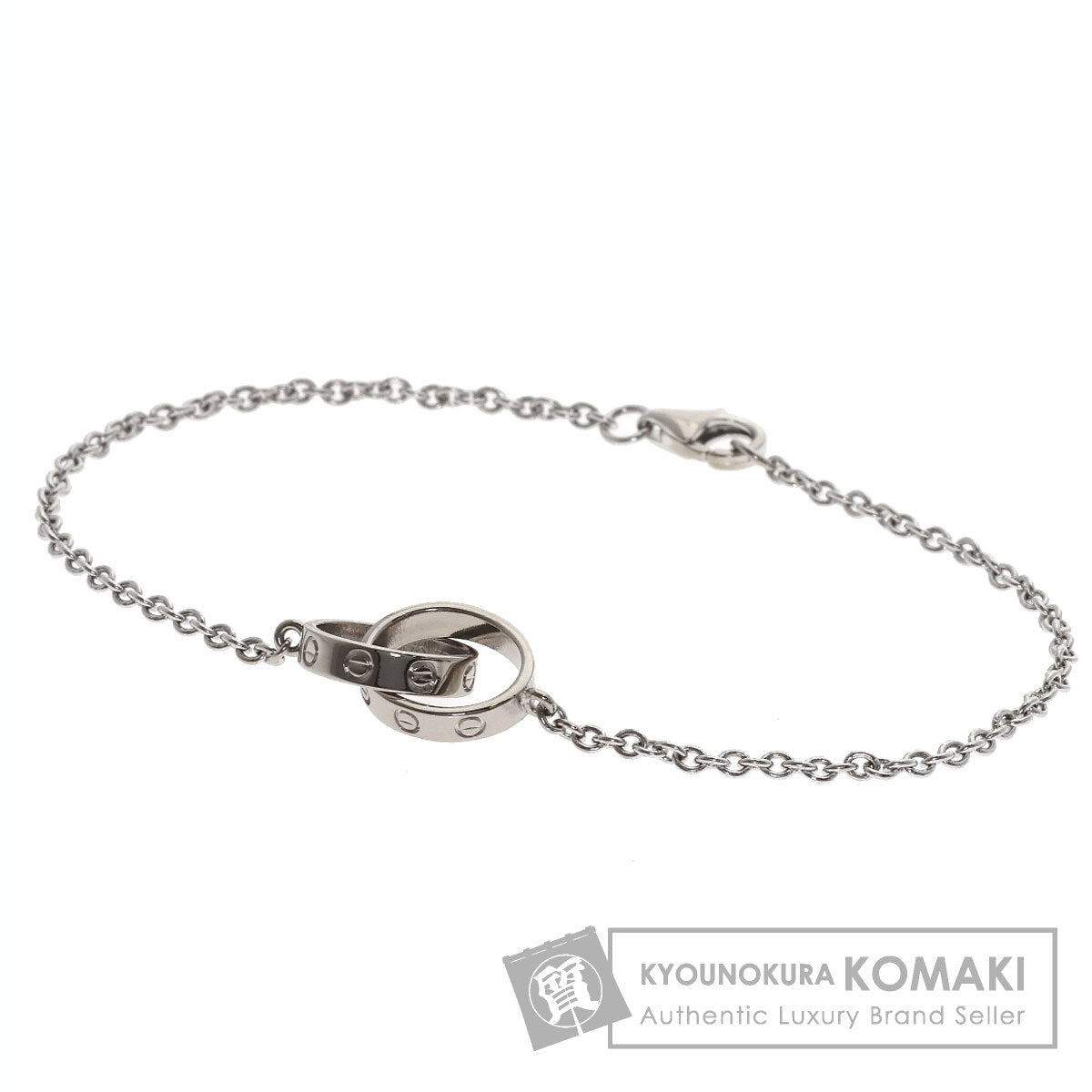 CARTIER baby love Bracelet K18 White Gold Ladies [Used]