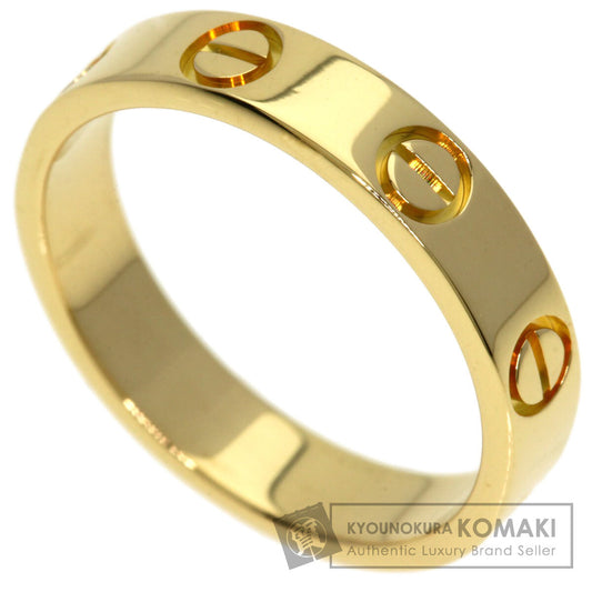 CARTIER mini love ring Ring K18 Yellow Gold Ladies [Used]