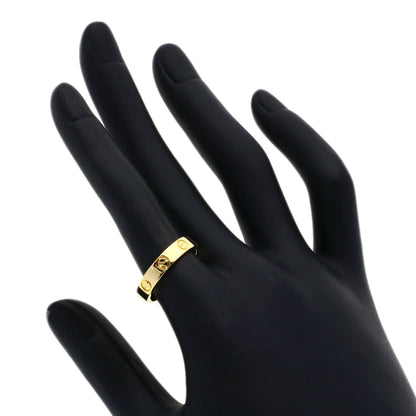 CARTIER mini love ring Ring K18 Yellow Gold Ladies [Used]