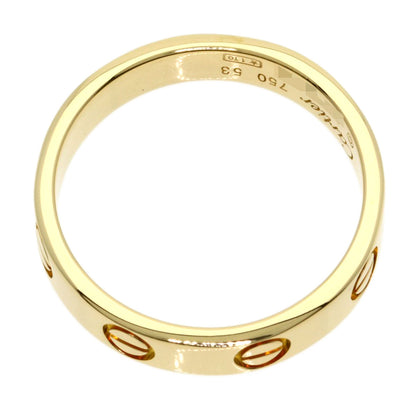 CARTIER mini love ring Ring K18 Yellow Gold Ladies [Used]