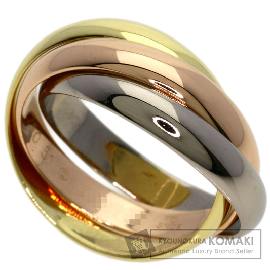 CARTIER Trinity #51 Ring K18 Yellow Gold K18 White GoldLadies [Used]