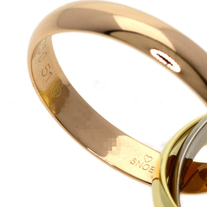 CARTIER Trinity #51 Ring K18 Yellow Gold K18 White GoldLadies [Used]