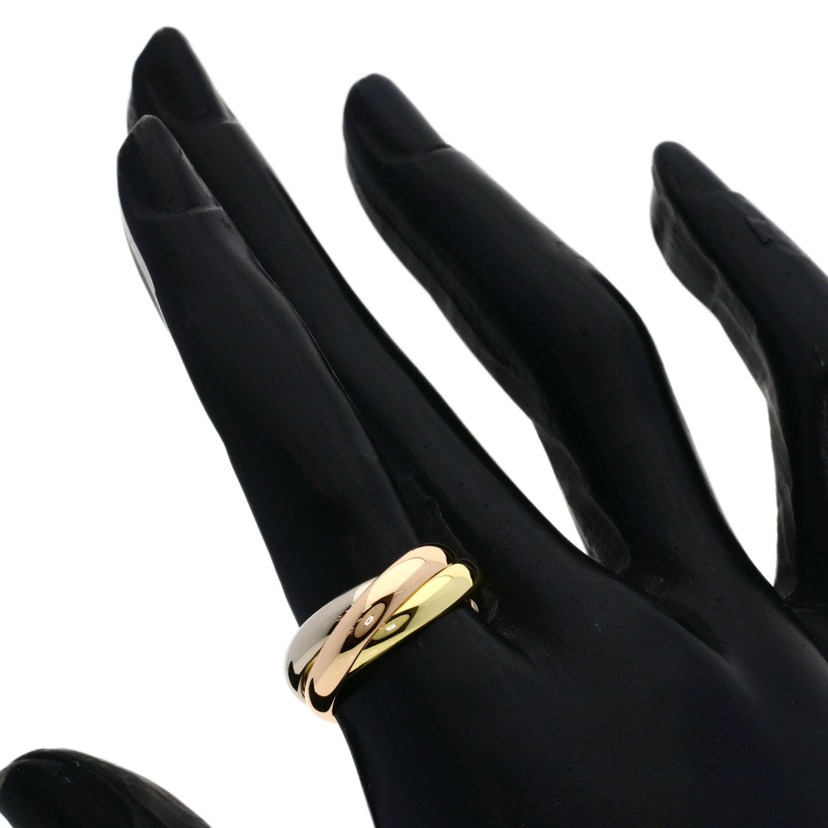 CARTIER Trinity #51 Ring K18 Yellow Gold K18 White GoldLadies [Used]