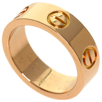 CARTIER love ring #46 Ring K18 Pink Gold Ladies [Used]