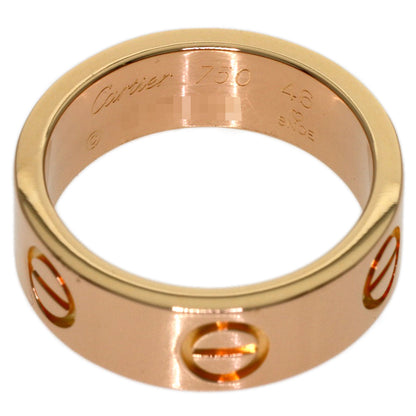 CARTIER love ring #46 Ring K18 Pink Gold Ladies [Used]