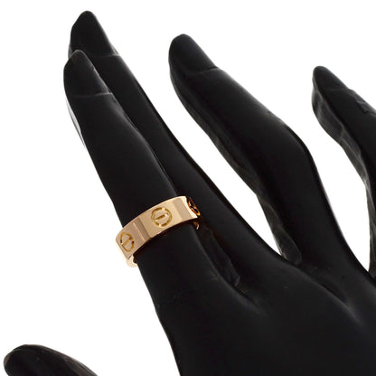 CARTIER love ring #46 Ring K18 Pink Gold Ladies [Used]