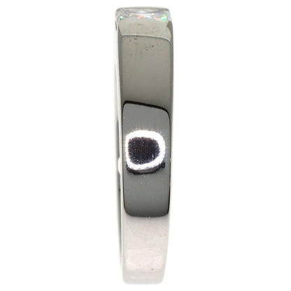 CARTIER Tank ring Diamond # 47 Ring K18 White Gold Ladies [Used]