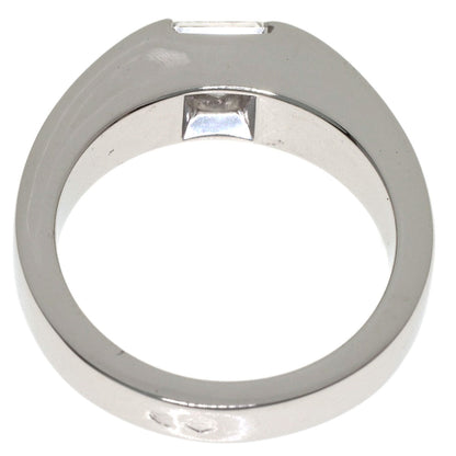 CARTIER Tank ring Diamond # 47 Ring K18 White Gold Ladies [Used]