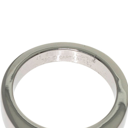 CARTIER Tank ring Diamond # 47 Ring K18 White Gold Ladies [Used]