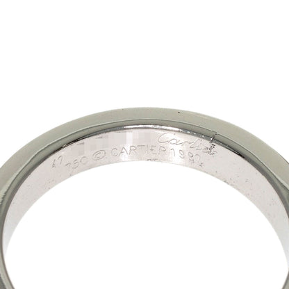 CARTIER Tank ring Diamond # 47 Ring K18 White Gold Ladies [Used]