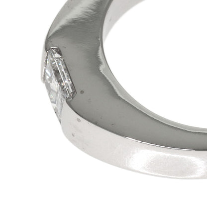 CARTIER Tank ring Diamond # 47 Ring K18 White Gold Ladies [Used]