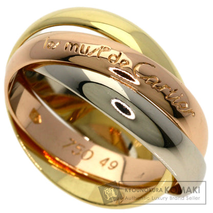 CARTIER Trinity #49 Ring K18 Yellow Gold K18 White GoldLadies [Used]