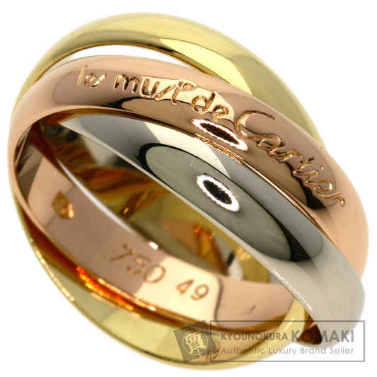 CARTIER Trinity #49 Ring K18 Yellow Gold K18 White GoldLadies [Used]