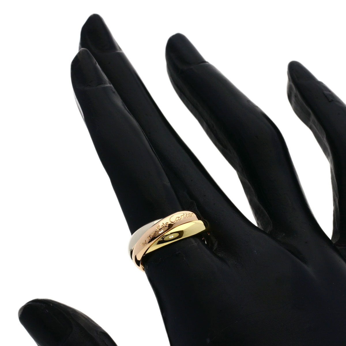 CARTIER Trinity #49 Ring K18 Yellow Gold K18 White GoldLadies [Used]
