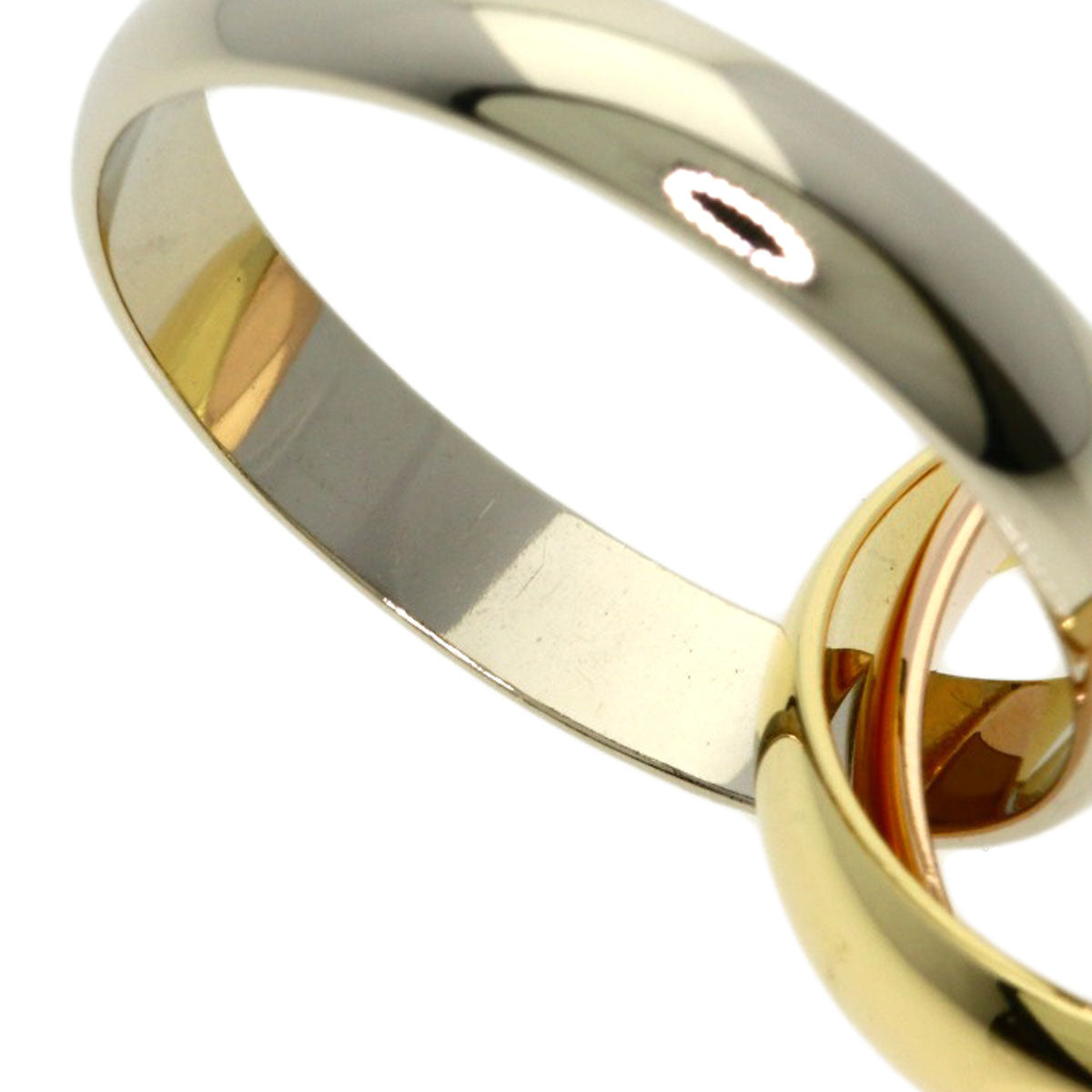 CARTIER Trinity #49 Ring K18 Yellow Gold K18 White GoldLadies [Used]