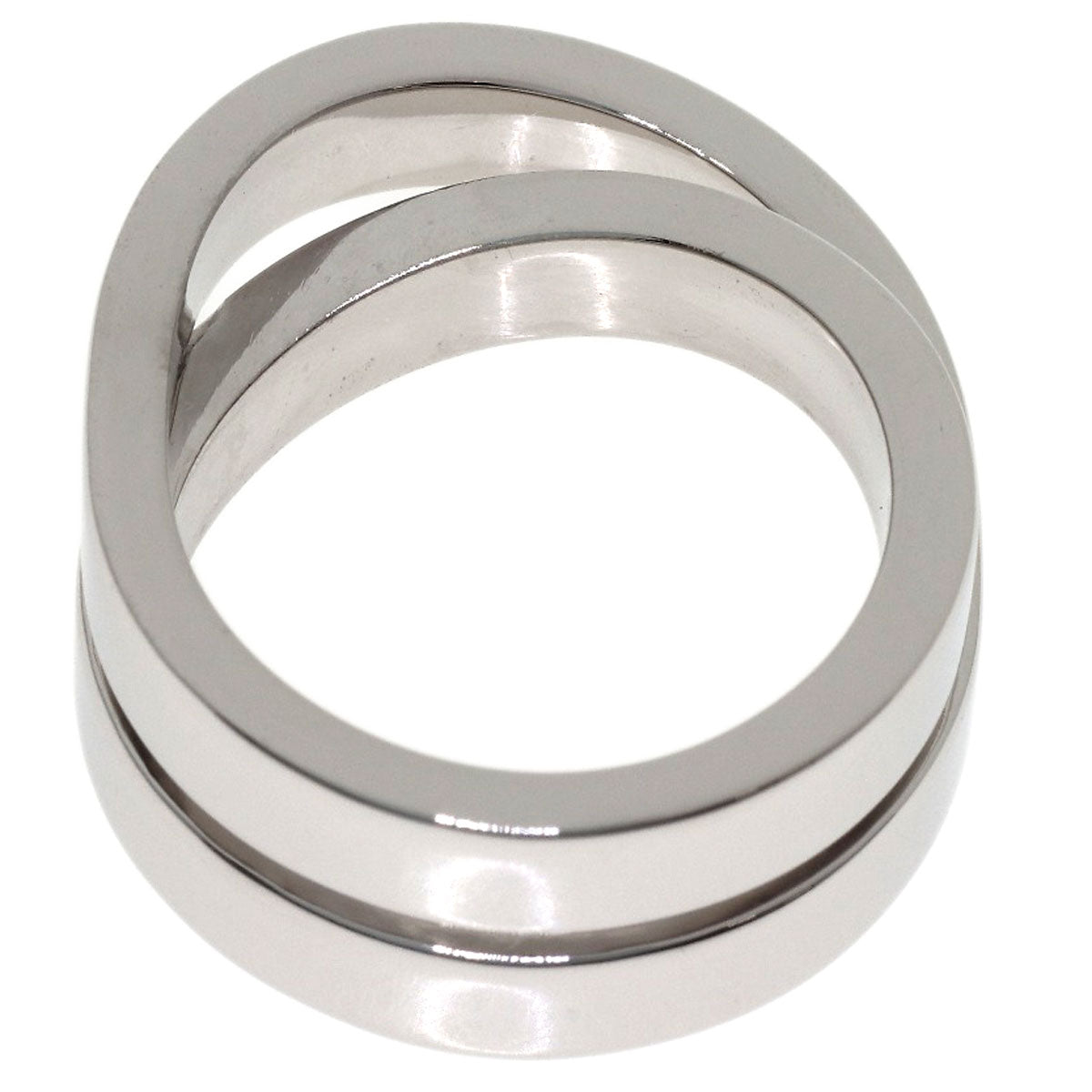 CARTIER Paris ring # 49 Ring K18 White Gold Ladies [Used]