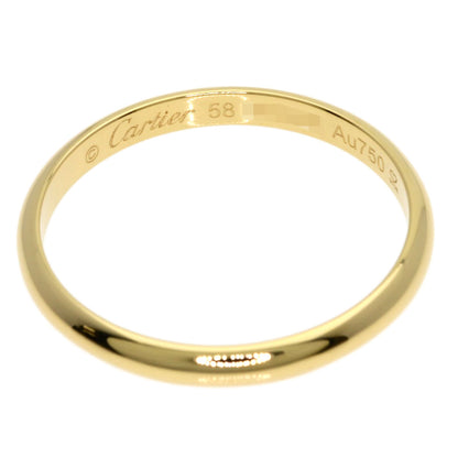 CARTIER Wedding #58 Ring K18 Yellow Gold Ladies [Used]