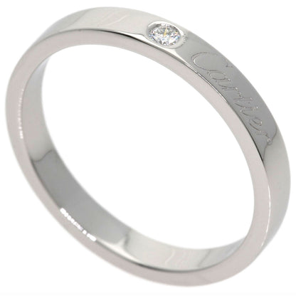 CARTIER C de Cartier 1P Diamond #57 Ring Platinum PT950 Ladies [Used]