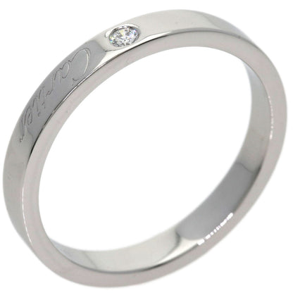 CARTIER C de Cartier 1P Diamond #57 Ring Platinum PT950 Ladies [Used]